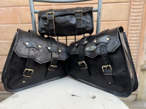 Combo black vintage leather - of,