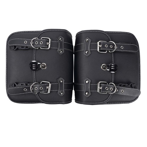 Motorcycle saddlebag black - motorcycle,