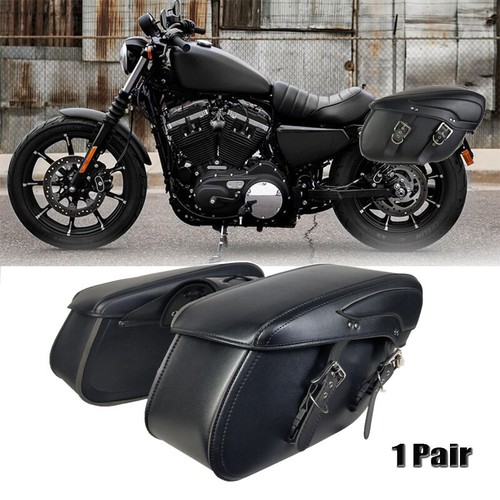 Motorcycle saddle bags leather - motorcycle,