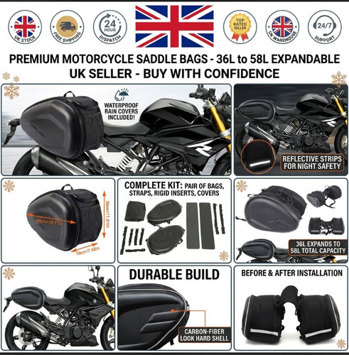 Motorcycle side panniers - motorcycle,