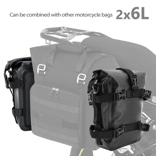 2x6l motorbike dry bags - 2x6l,